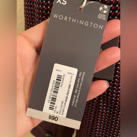 Worthington Womens Classic Fit Double Breasted Blazer nwt - Picture 5 of 8